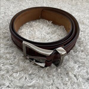 Mezlan Geniine Lizard Belt Size 38